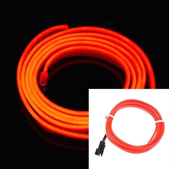 5 In 1 LED EL Wire Neon String Lights Rope Tube Strip Car Interior Atmosphere AU