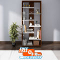 Multipurpose Cabinet Display Rack with Display Stand/ Book Rack with Dustproof And Water Resistant Multifunctional Storage Shelve for Living Room Furniture , Multipurpose Use for Home Office 72/24'. 