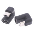 180 Degree Right Angle USB 3.1 Type C Male To Female USB-C Converter Adapter Hudduo. 