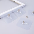 10Pcs/Set Adhesive Wall Screws Hanging Nails Self Adhesive No Drilling Wall Hook For Photo Frame Wall Picture Posters. 