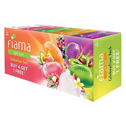 FIAMA Gel bar Celebration Pack,125g each (Pack of 5)