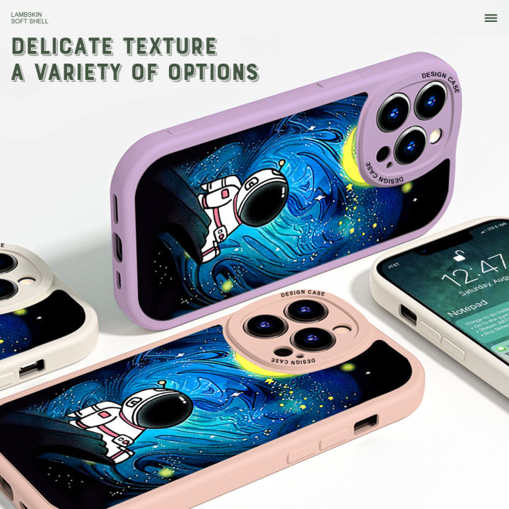 YYDS%20for%20Realme%207%20/%20Realme%20Narzo%2020%20Pro%20Back%20Cover%20Starry%20Sky%20Astronaut%20Leather%20Phone%20Case%20Ultra%20Thin%20Soft%20Drop%20Protection%20Case%20-%20Image%204