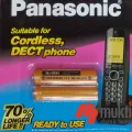 2pcs Panasonic NI-MH Rechargeable AAA Battery 1.2V for TV Remote Car Toy Camera Player Game. 