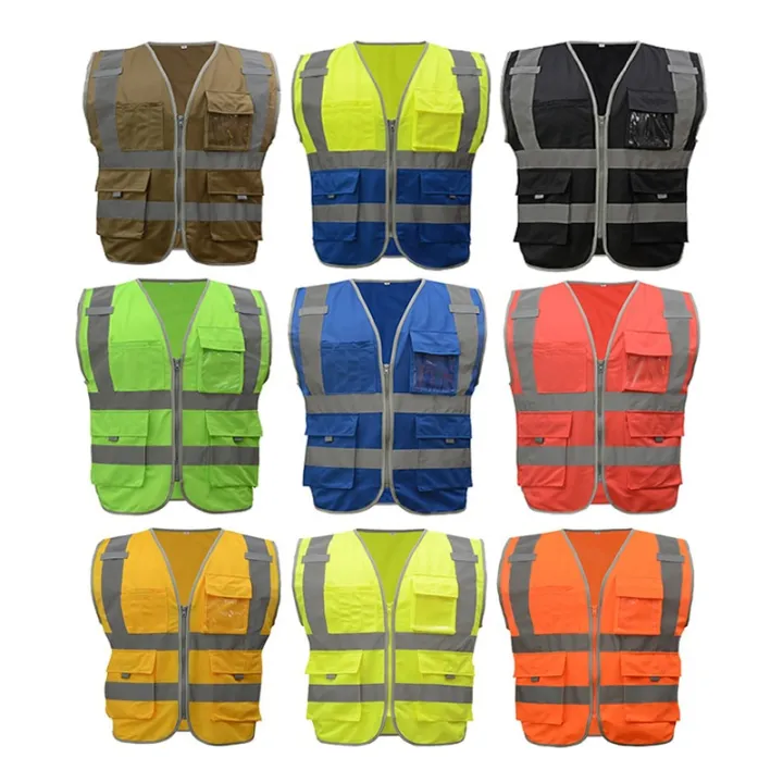 High%20Visibility%20Waistcoat%20Reflective%20Safety%20Vest%20Mens%20Construction%20Worker%20Night%20Runner%20Cyclist%209%20Colors%20Company%20Logo%20Print%20-%20Image%203