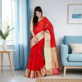 Tangail Half Silk Saree for Women - Multiple Colors. 