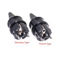 European Schuko 16A Power Plug IP44 Industry France/Germany Connector EU 2 Round Pins Adapter Type F AC Electrical Power E-012*. 