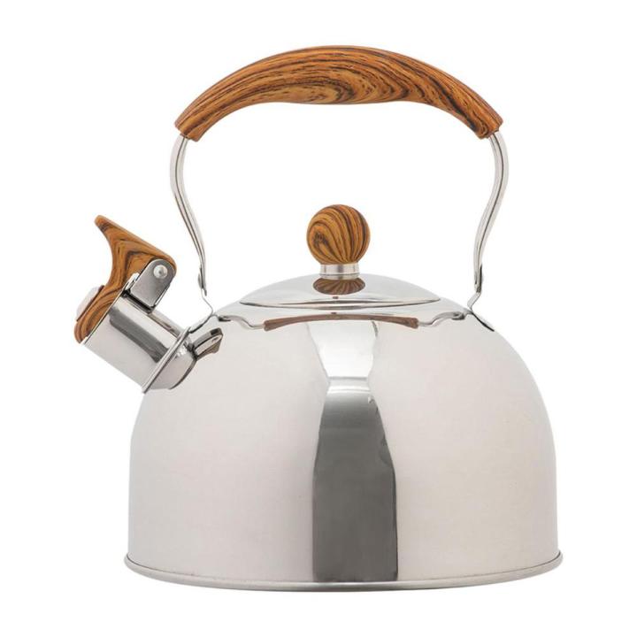 2.5L Whistle Kettle Stainless Steel Tea Kettle Tea Pot For Make Tea Coffee Boil Water Universal Gas Induction Cooker Kettle