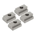 Fastener Bolt Nut Kit, Tie Down D Rings Bed Deck Rail T Slot Nuts Universal Hex Head Bolts for Pickup for SUV. 