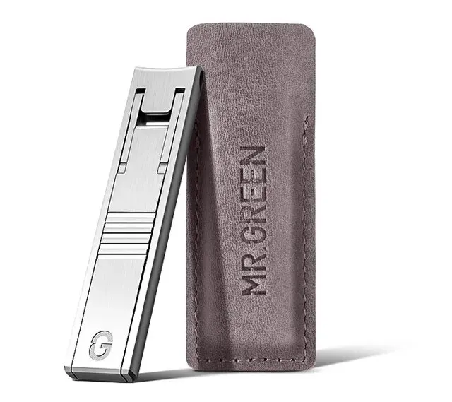 MR.GREEN%20Ultra%20Thin%20Nail%20Clippers%20Portable%20Nail%20Cutters%20With%20Cow%20Leather%20Cover%20Superior%20Texture%20Stainless%20Steel%20Manicure%20Tool%20-%20Image%207