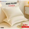 1 Pair Cotton Head Pillow Cover. 