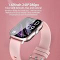 For Huawei Xiaomi Square SmartWatch Women Men Smartwatch Full Screen Dial Call Music Smartclock Fitness Tracker Sport SmartWatch.