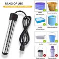Immersion Heater, Portable Electric Submersible Instant Water Heater, Used in Swimming Pool Tub Bathtub US Plug. 