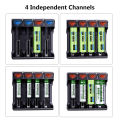 18650 Battery Charger With Led for 26650 21700 18650 16340 14500 10440 li ion Battery, 3.7v Battery Charger, Smart charger.