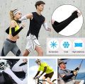 1 Pair Arm hand Sleeve cycle Sleeves Uv Protection for Men Women Black. 