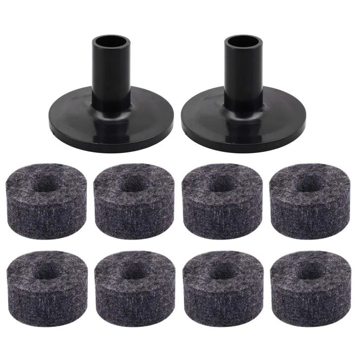 8PCS%20Cymbal%20Stand%2025mm%20Felt%20Washer%20+%202PCS%20Cymbal%20Sleeves%20Replacement%20for%20Shelf%20D%20Kit%20-%20Image%202