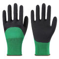 1 Pair Working Gloves Rubber Coated Anti-Slip Waterproof Wear-Resistant Gloves.