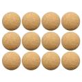 Sunfloweio 6/12pcs 36mm Cork Solid Wood Foosball Table Soccer Ball Football Soccer Ball Baby Foot Fussball Desktop Soccer Ball Game. 