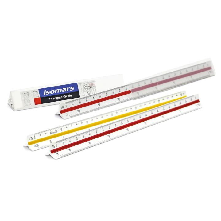 Triangular Scale Ruler for Office & School - High-Quality Precision Measuring Tool