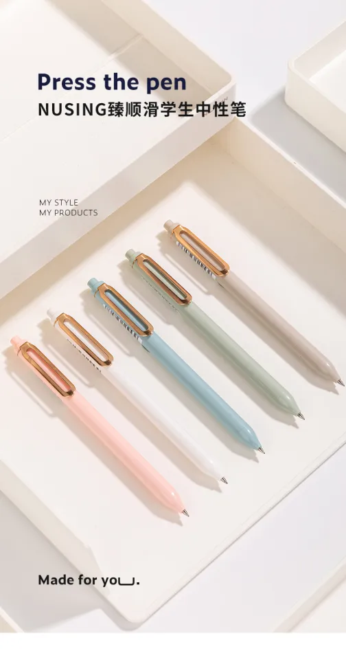 Deli Nusign 5Pc/Lot Gel Pen Set Black Ink Retractable Caneta