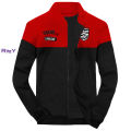 Men's Winter Jacket (RED-BLACK). 