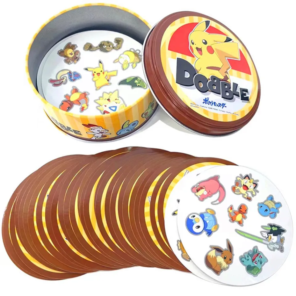 Spot It Game Cartoon Anime Dobble Pokemon Doraemon English Cards Board Game  For Party Kids Gifts | Daraz.com.bd