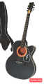 New Black Semi Electric guitar with cari bag+2pick fee. 