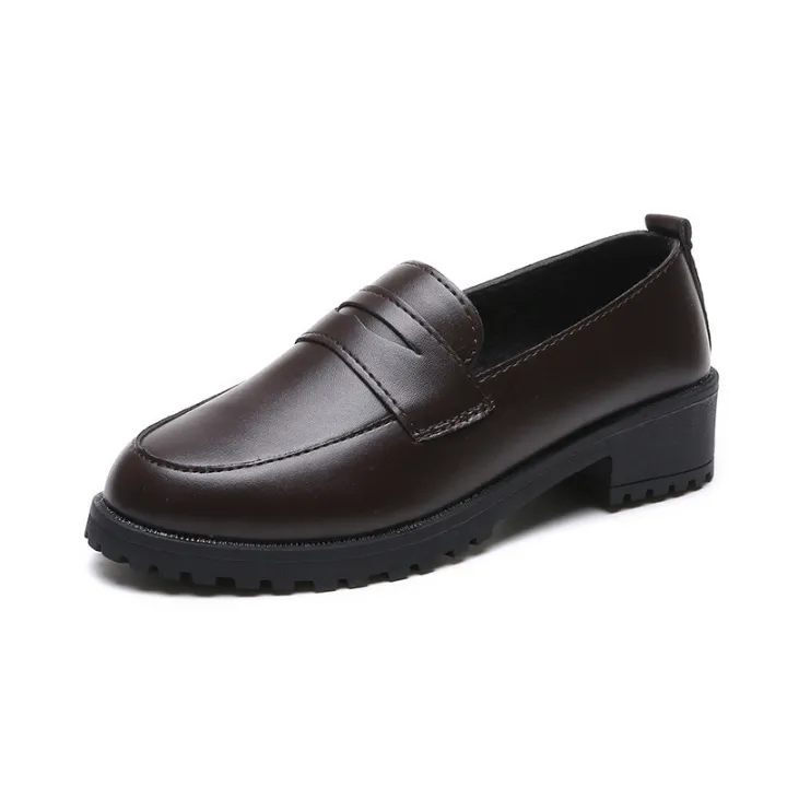 Single%20shoes%20women's%202019%20spring%20Korean%20version%20block%20heel%20casual%20shoes%20college%20style%20small%20leather%20shoes%20round%20toe%20and%20one%20foot%20trend%20-%20Image%205