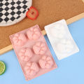 2/6 Cavity Cat Paw Silicone Soap Mold Animal Candle Resin Plaster Mold DIY Chocolate Jelly Cake Ice Cube Making Desk Decor Gift Ruishu. 