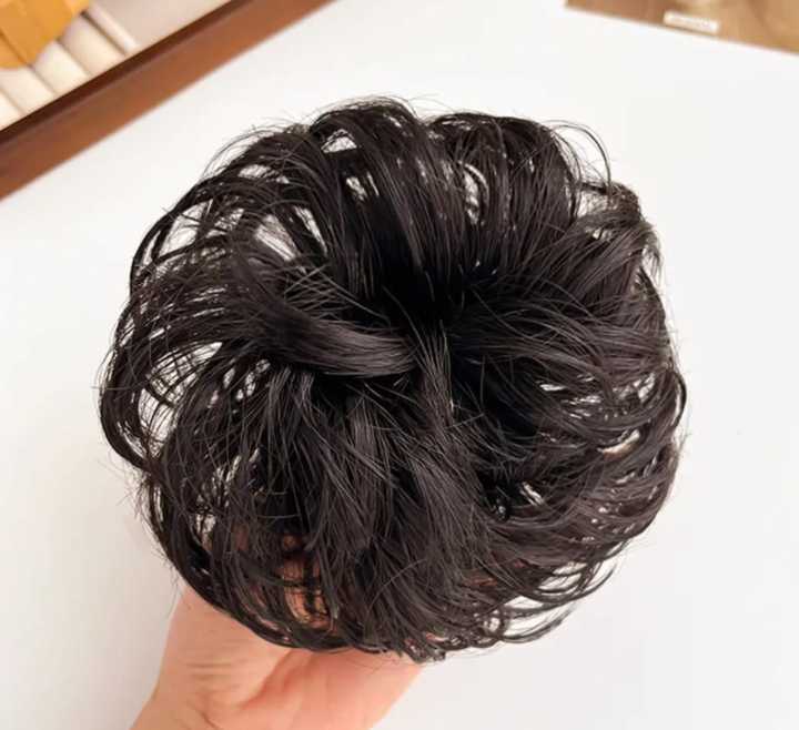 MALIHA%20UNIQUE%20Cute%20Ball%20Head%20Wig%20Black%20Light%20Brown%20Headband%20Girl%20Natural%20Scrunchie%20Hairdo%20Natural%20Fluffy%20Simulation%20Hair%20Accessories%20-%20Image%207