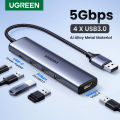 UGREEN USB HUB Type C to 4 USB 3.0 HUB USB to Type C Adapter 5G For Macbook Pro Air M1 PC Laptop Accessories USB C HUB Splitter.