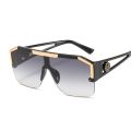 New Luxury Oversized Man Sunglasses Brand Designer Sun Glasses For Woman Fashion Gradient Square Shades.