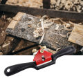 Migeet 10 Inch Adjustable Spokeshave with Flat Base Hand Planer Cutting Edge Metal Blade Wood Working Hand Tool for Wood Craft Spoke Shave Woodworking. 
