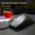 Delux M800 RGB 2.4Ghz Wireless Gaming Mouse Dual Mode 16000 DPI Lightweight Ergonomic 1000Hz Mice with Soft rope Cable. 