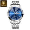 POEDAGAR Luxury Men's Quartz Watch | Fashion Sports Waterproof Luminous Wristwatch | Business Stainless Steel Timepiece.