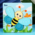 Early childhood education building block three-dimensional puzzle 1-3-and-a-half-year-old baby 2 puzzle brain toys boys and girls 4. 