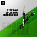 220V 60W Soldering Iron XCY 908 with Adjustable 200-450 Degree celsius Temperature Control.