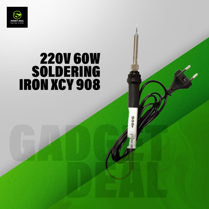 220V 60W Soldering Iron XCY 908 with Adjustable 200-450 Degree celsius Temperature Control
