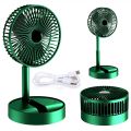 Rechargeable Portable Folding Fan Mini Desktop Air Fan 3 In 1 Camping Portable Battery Fan 3 Speeds, Camping, Outdoor and Office, 6.5-Inch Small Desktop Fan High B-attery Life By Exotic Wholesale Mart. 