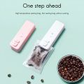 USB Charging Mini Sealing Machine Household Snack Plastic Packaging Bag Heat Sealing Machine Small Sealing Machine Grey. 
