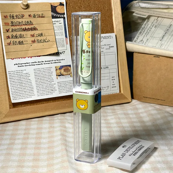Pen%20replaceable%20ink%20bag%20ins%20high%20aesthetic%20cartoon%20cute%20student%20practice%20upright%20posture%20durable%20calligraphy%20signature%20pen%20-%20Image%207