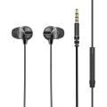Rock Obsidian Stereo Rau0695 In Ear Earphone 3.5mm Immersive Headset Earbuds with Mic Wired Earphone - Headphone - Headphone.