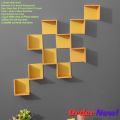 L Shape Wall Shelf Shelf Adhesive Punch Free ,wall Decorative Shelf. ( 10 Pcs Stand ) Waterproof & Premium Quality. 