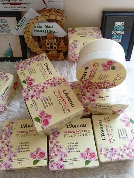 L 'Avenu Body Whitening Cream 300ml