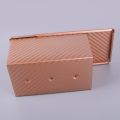 Baking Pullman Loaf Pan with Cover,Bread Pan with Lid,Nonstick Rectangle Corrugated Toast Box for Oven, Dough Cavity.