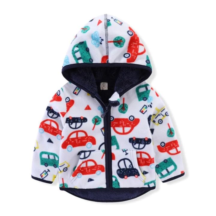 Jumping Meters 2-6T New Boys Girls Outwears Fleece for Winter Autumn Cars Baby Jackets Coats Kids Jacket Children's Clothing