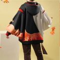 Game Yuanshen Impact Kaedehara Kazuha Doujin Hoodie Genshin Impact Kazuha Casual Wear Cosplay Costume Hoodie.