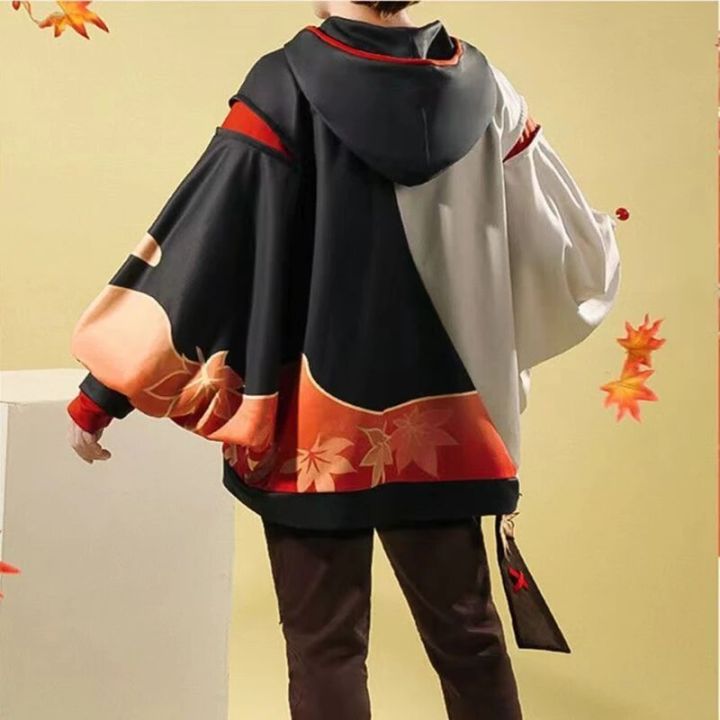 Game%20Yuanshen%20Impact%20Kaedehara%20Kazuha%20Doujin%20Hoodie%20Genshin%20Impact%20Kazuha%20Casual%20Wear%20Cosplay%20Costume%20Hoodie%20-%20Image%203