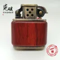 Press Ejection Nine-Door Grinding Wheel Ebony Kerosene Lighter Domestic Nostalgic Creative Vintage Gift Personality for Boyfriend. 