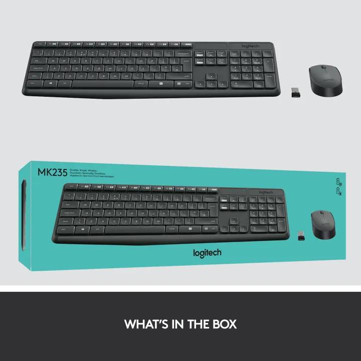 Logitech%20MK235%20Wireless%20Keyboard%20and%20Mouse%20Combo%20for%20Windows,%202.4%20GHz%20Wireless%20Unifying%20USB%20Receiver,%2015%20FN%20Keys,%20Long%20Battery%20Life,%20Compatible%20with%20PC,%20Laptop%20-%20Image%208