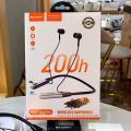 Recrsi wireless Neckband Bluetooth Earphone RE-NY060 Charging becup 200 Hours (Best price). 